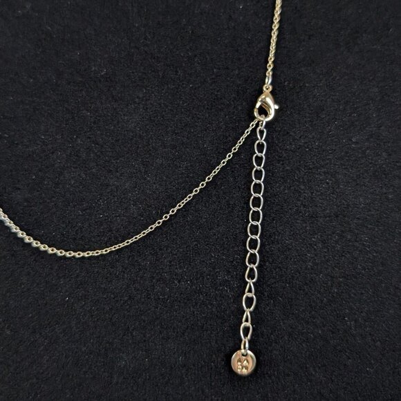 Dainty Mother of Pearl "Faith" Pendant Necklace - Picture 5 of 6